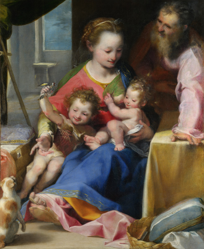 The Madonna of the Cat (La Madonna del Gatto) a Federico Fiori Barocci