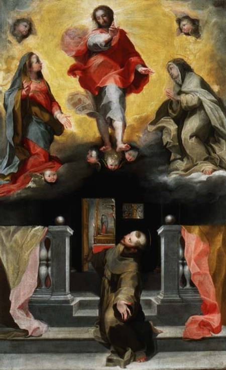 Christ Forgiving St. Francis in a Vision a Federico Fiori Barocci