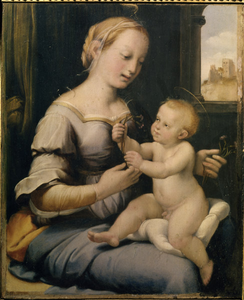 F.Barocci, Maria mit Kind a Federico Fiori Barocci