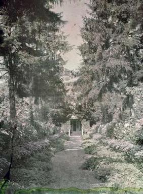 Path in Monet's Garden at Giverny, early 1920s (photo)