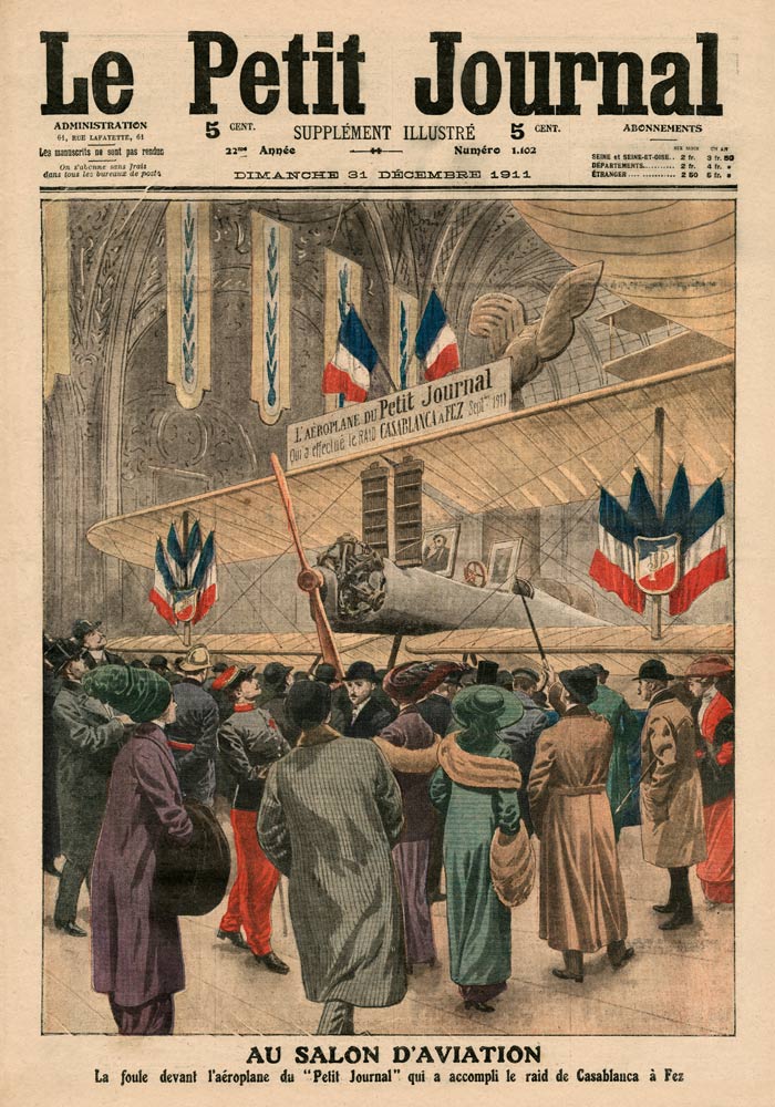 At the Aircraft Salon, illustration from ''Le Petit Journal'', supplement illustre, 31st December 19 a Scuola Francese
