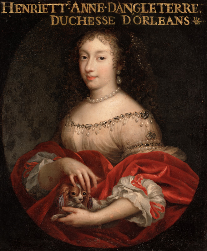 Henrietta Anne (1644-70) Duchess of Orleans a Scuola Francese