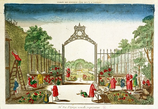 A Market Garden at One of the Gates of Paris a Scuola Francese