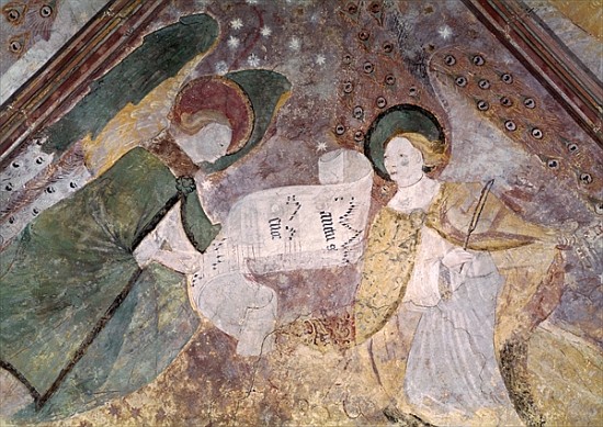 Angel Musicians, from the chapel in the north transept, Breton School a Scuola Francese