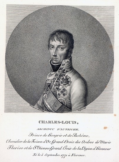 Archduke Charles of Austria, Duke of Teschen, c.1814 a Scuola Francese