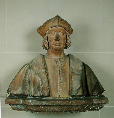 Bust of Chancellor Antoine Duprat (1463-1535) a Scuola Francese