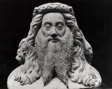 Bust from the Funeral Statue of Jean II de Vienne (d.1435), Seigneur of Pagny, nicknamed 'with the l a Scuola Francese