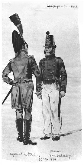 Costumes of French Marines from 1804 to 1814 a Scuola Francese