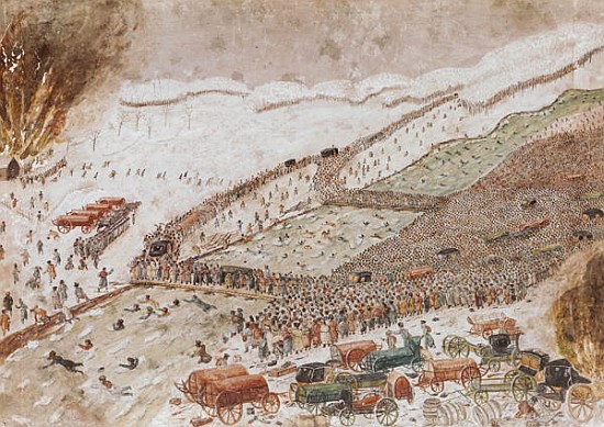 Crossing the Berezina, November 1812 a Scuola Francese