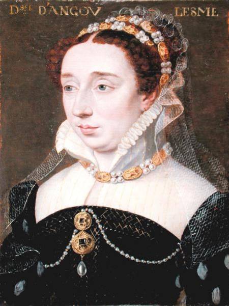 Diane of France or of Valois (1538-1619) Duchess of Angouleme a Scuola Francese
