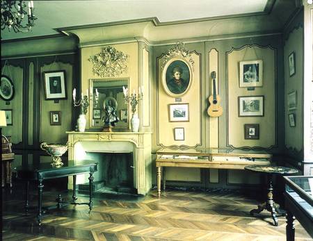 Drawing room in the birthplace of Hector Berlioz (1803-69) (photo) a Scuola Francese