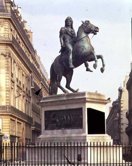 Equestrian Statue of King Louis XIV (1816-22) a Scuola Francese