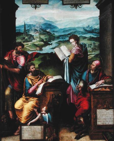 The Four Evangelists a Scuola Francese