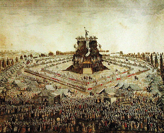 Federal Camp at Lyon, 30th May 1790 a Scuola Francese