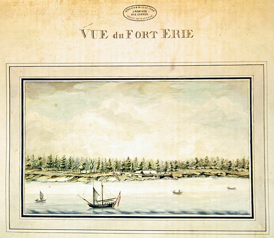 Fort Erie, late eighteenth century a Scuola Francese