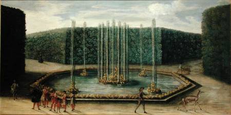 The Fountain of Bacchus at Versailles a Scuola Francese