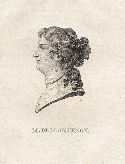 Francoise d''Aubigne, Madame de Maintenon a Scuola Francese