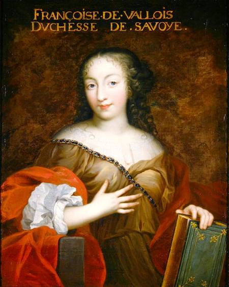 Francoise-Madeleine d'Orleans (1648-64) Duchess of Savoy a Scuola Francese