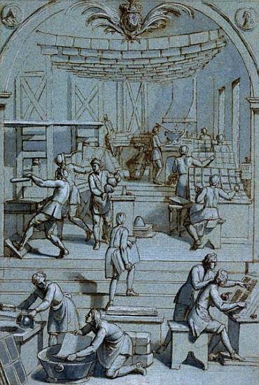 Frontispiece for the Royal Printing Works a Scuola Francese