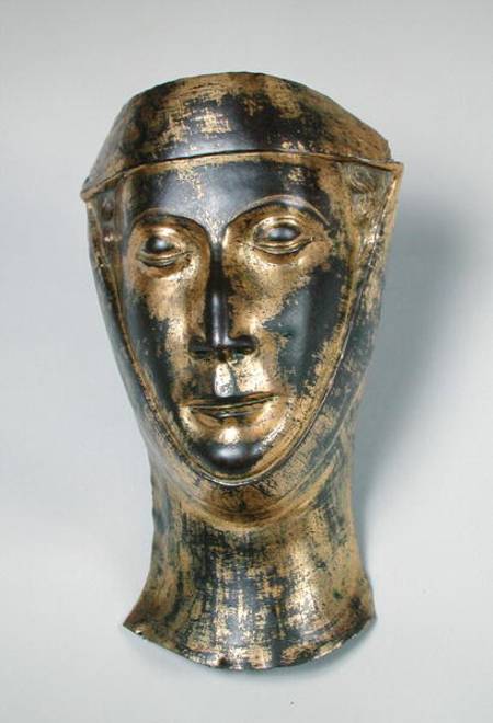 Funerary mask of the wife of Herbert Lanier (d.1290) a Scuola Francese