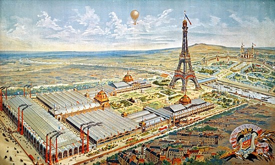General View of the Universal Exhibition, Paris a Scuola Francese