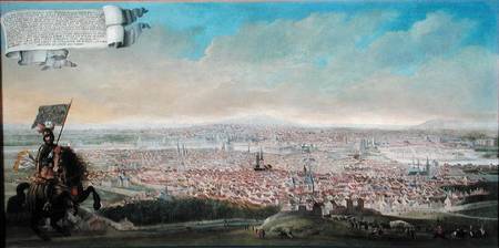 General View of Paris from the Faubourg Saint-Jacques a Scuola Francese