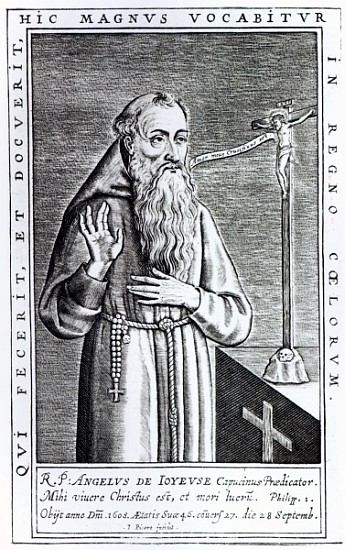 Henri, Duc de Joyeuse, known as Father Angelus a Scuola Francese