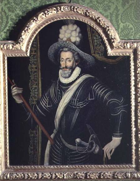 Henri IV (1553-1610) King of France and Navarre a Scuola Francese