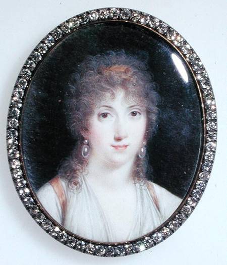 Henriette Lucy Dillon (1770-1853) Marquise de la Tour du Pin Gouvernet a Scuola Francese