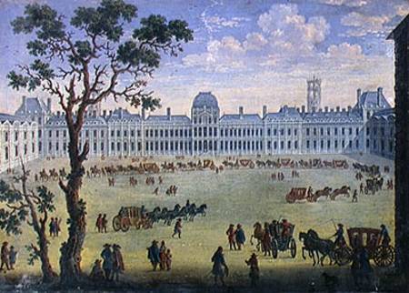 Imaginary View of the Tuileries a Scuola Francese