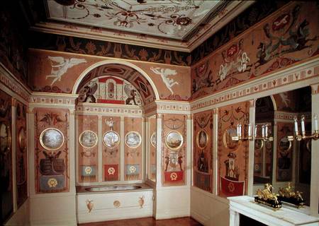 Interior of Napoleon's bathroom a Scuola Francese