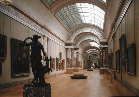 Interior view of the Grande Galerie a Scuola Francese
