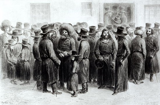 Jewish Traders and Merchants, printed Auguste Bry a Scuola Francese