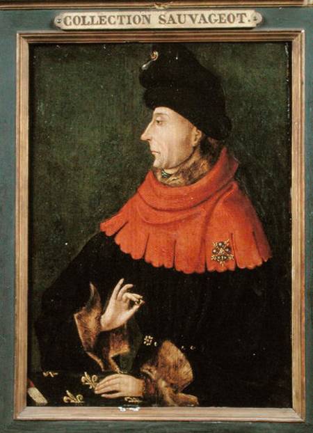 John the Fearless (1371-1419) Duke of Burgundy a Scuola Francese