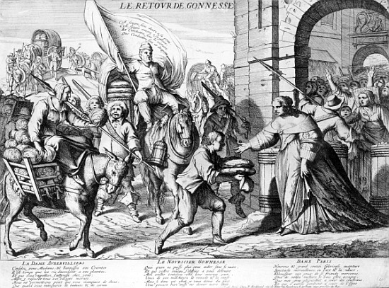 ''Le Retour de Gonnesse'', April 1649 a Scuola Francese