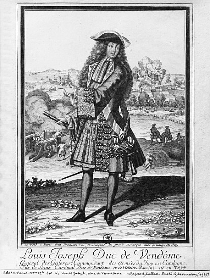 Louis Joseph de Bourbon, Duke of Vendome, known as ''The Great Vendome'' a Scuola Francese