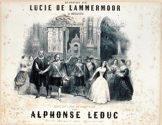 Lucia de Lammermoor'' Gaetano Donizetti (1797-1848) a Scuola Francese