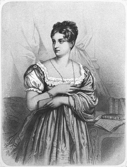 Mademoiselle George; engraved by J. Champagne a Scuola Francese