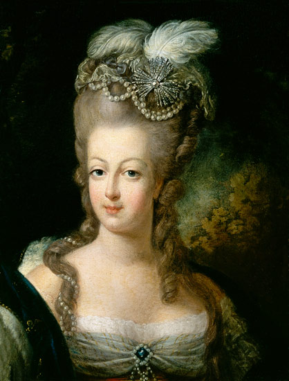 Portrait of Marie-Antoinette de Habsbourg-Lorraine (1750-93) a Scuola Francese