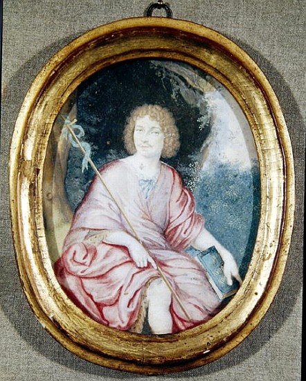 Moliere (1622-73) as St. John the Baptist a Scuola Francese