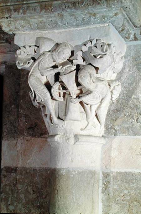 The Mystic Mill, capital from the nave of the basilica a Scuola Francese