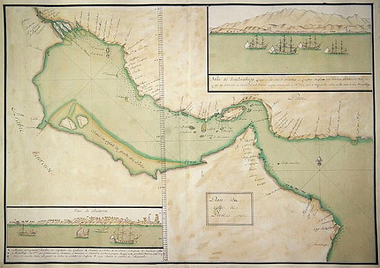 Plan of the Persian Gulf a Scuola Francese