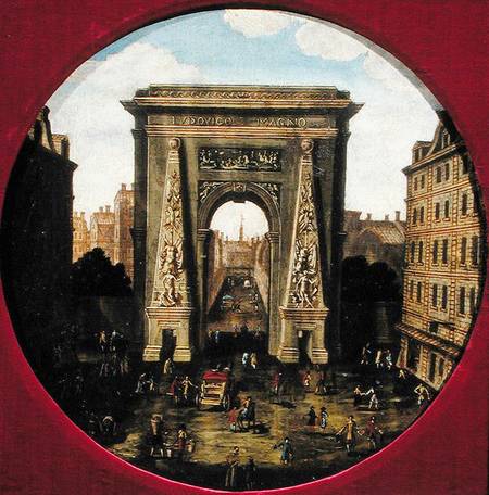 The Porte Saint-Denis a Scuola Francese