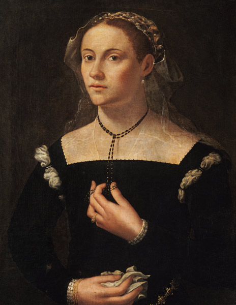 Portrait of a Woman a Scuola Francese