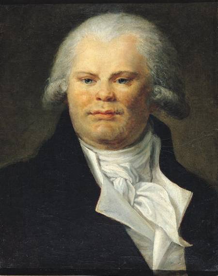Portrait of Georges Danton (1759-94) a Scuola Francese