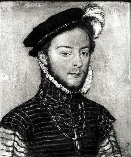 Portrait of Jacques de Savoie (1531-85) Duke of Nemours a Scuola Francese