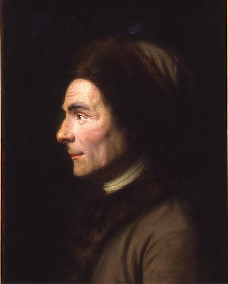 Portrait of Jean-Jacques Rousseau (1712-78) a Scuola Francese