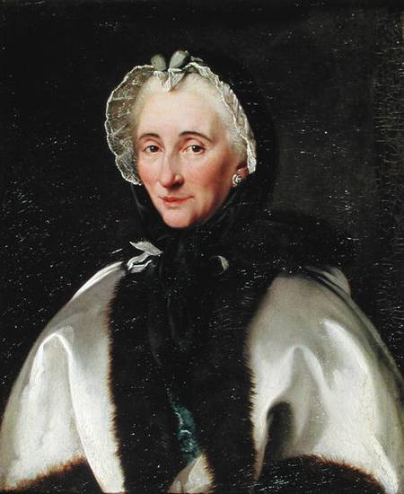 Portrait of Madame Francoise de Graffigny (1695-1758) a Scuola Francese