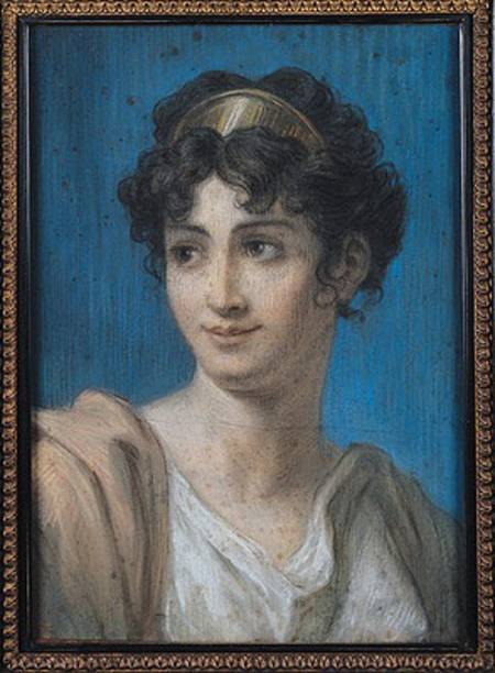 Portrait of Mademoiselle Georges (1787-1867) a Scuola Francese
