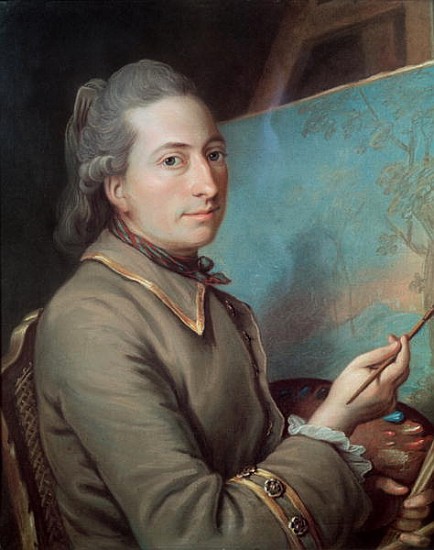 Portrait of Claude Dupin (1715-86) a Scuola Francese